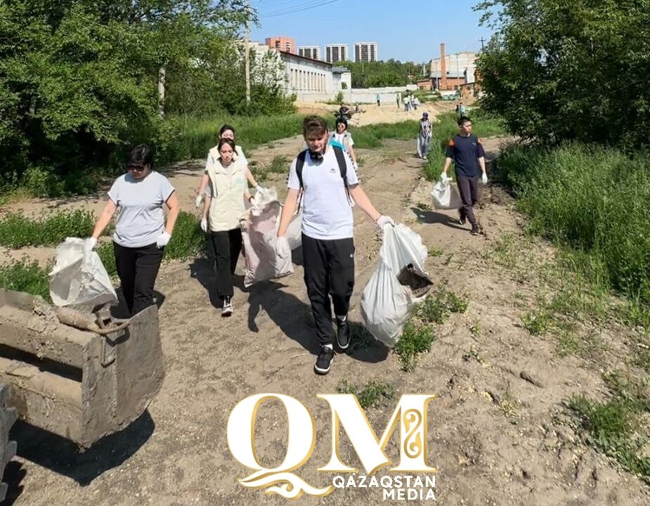 Две тонны мусора собрали на насосной станции в Петропавловске