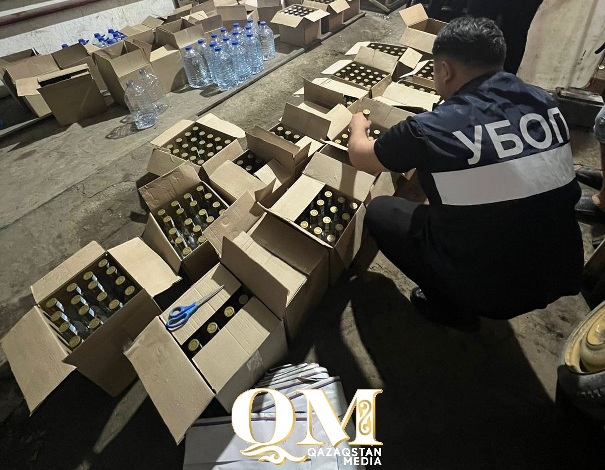СҚО-да заңсыз алкоголь өнімдерін өндіретін цех анықталды