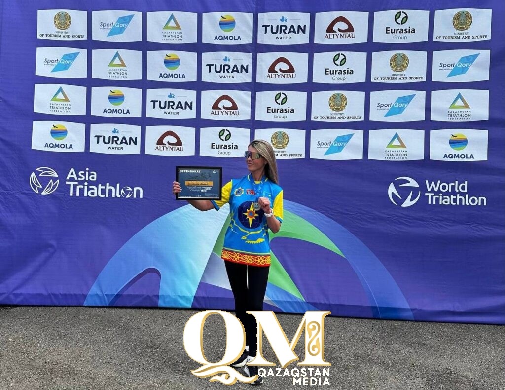 Девушка-спасатель из Петропавловска заняла второе место в Кубке РК по триатлону