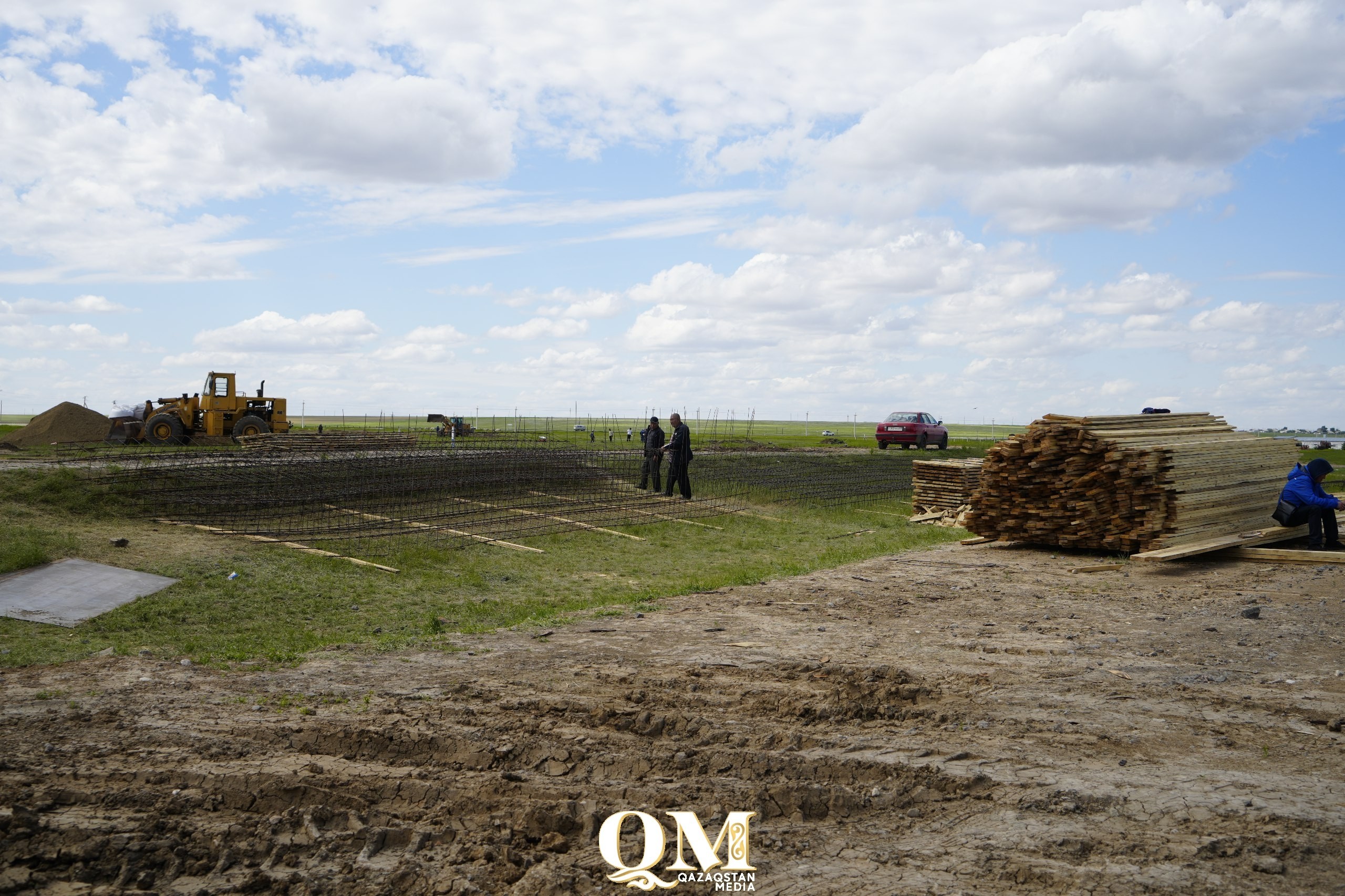 Новые дома для пострадавших от паводка начали строить в Державинске Акмолинской области