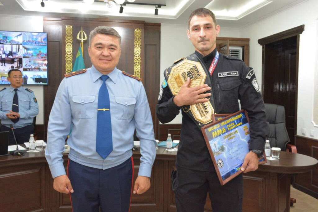 СҚО полицейлері MMA Free Fighting бойынша өткен әлем чемпионатында жеңіске жетті