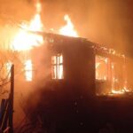 Мужчина сгорел в частном доме в Петропавловске