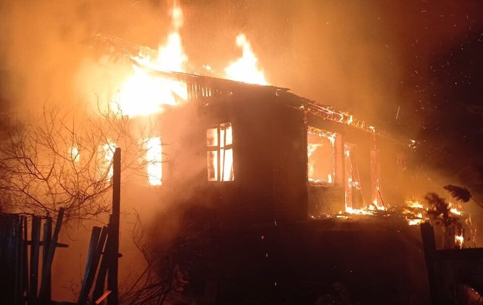 Мужчина сгорел в частном доме в Петропавловске