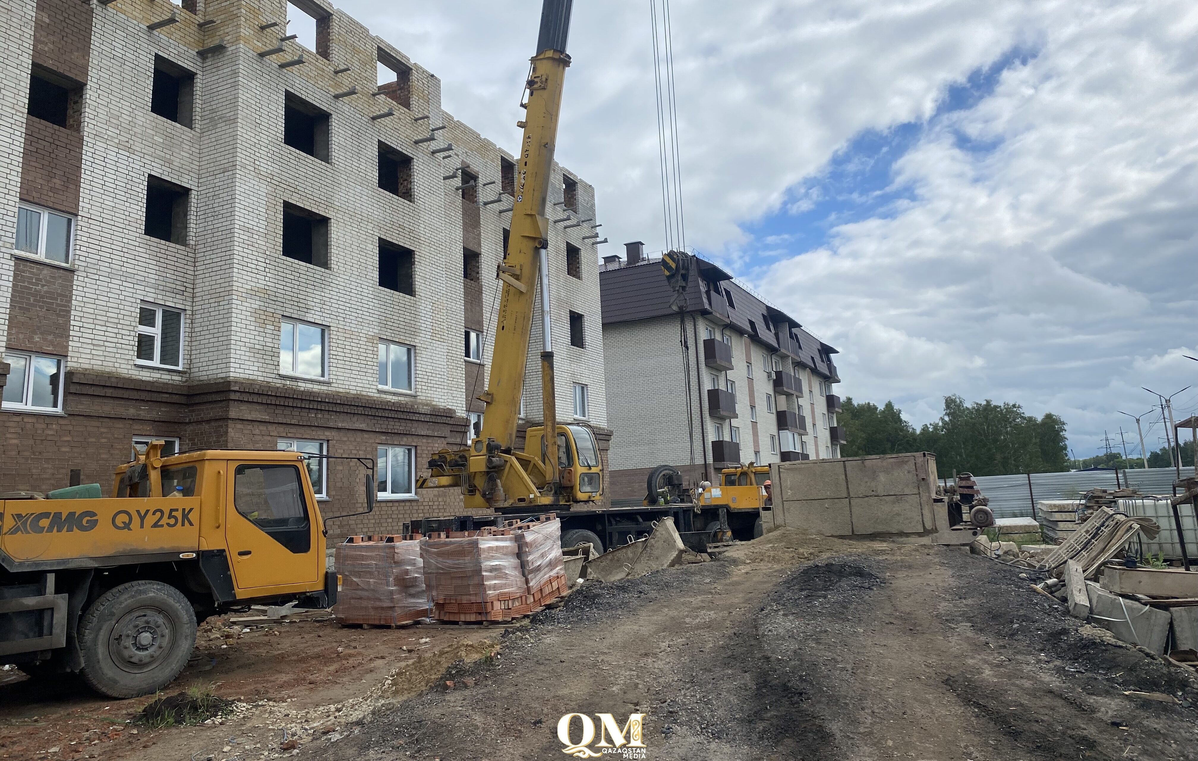 Пятиэтажный дом для очередников строят в Бесколе Кызылжарского района