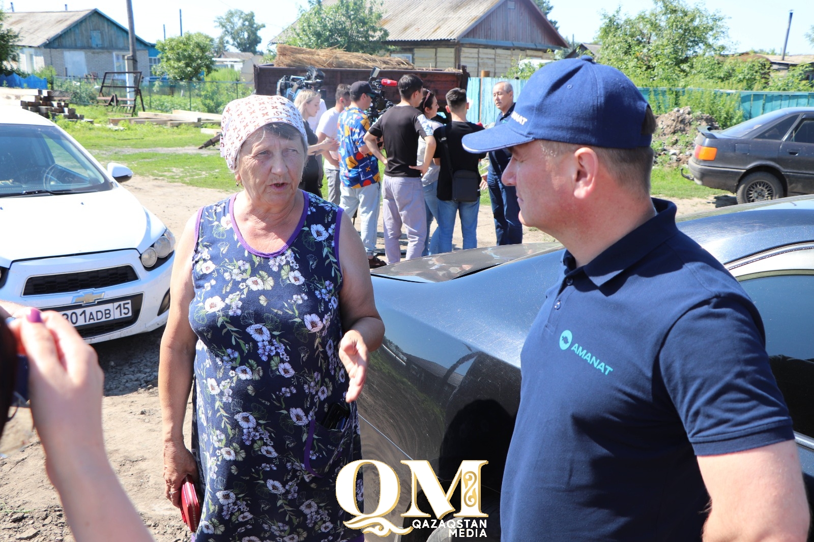 Большая Малышка ауылындағы үйлер су тасқынынан кейін қалпына келтіріліп жатыр