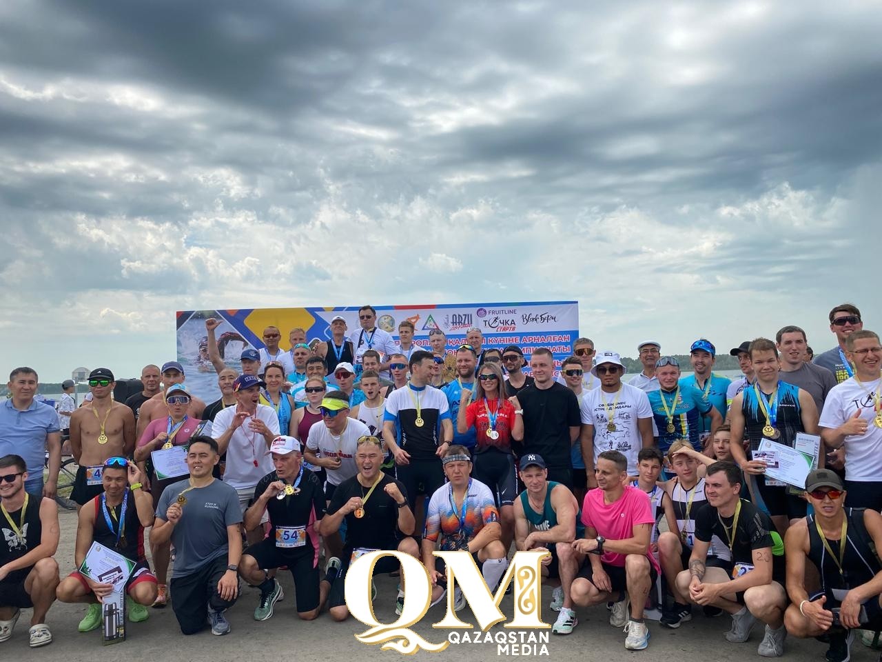 Чемпионат по триатлону прошел в Петропавловске