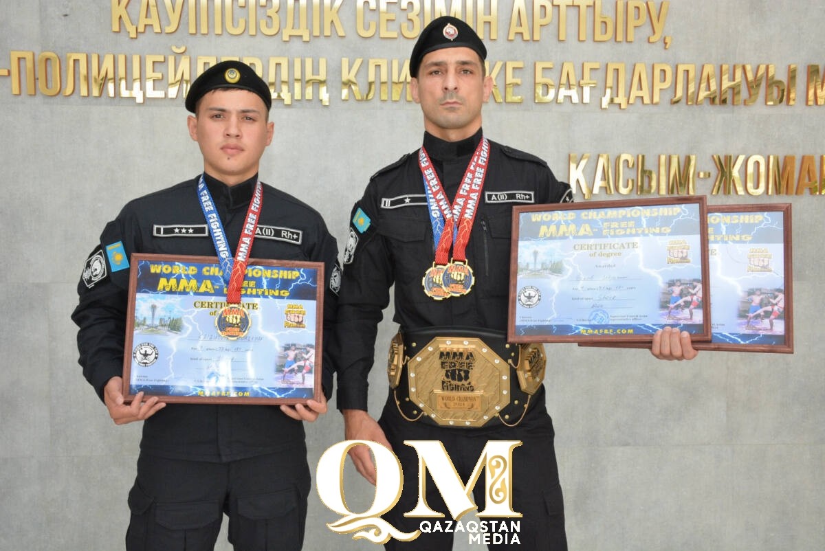 Золото чемпионата мира по MMA Free Fighting завоевали полицейские СКО