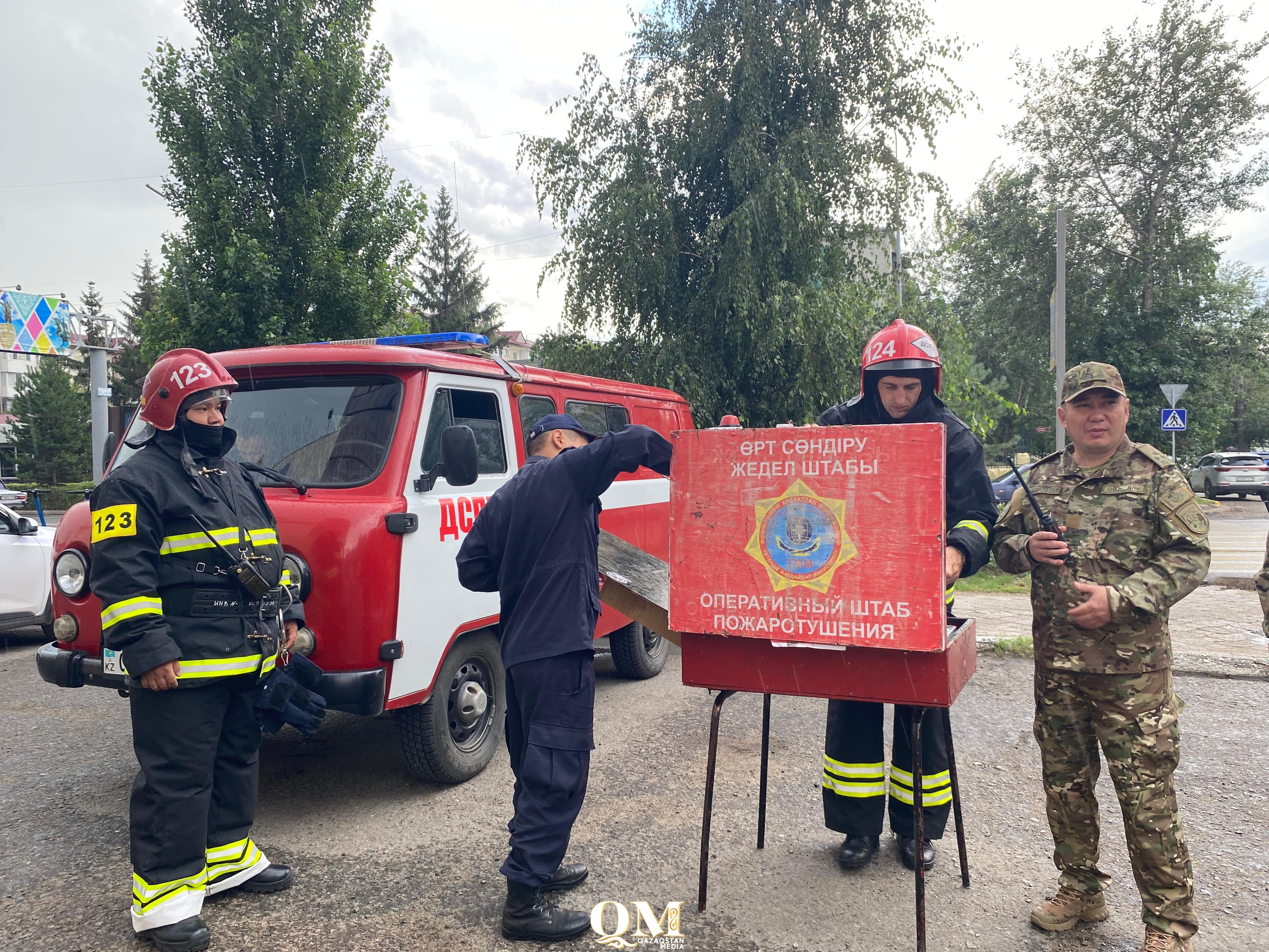 Свыше 200 человек эвакуировали из торгового дома в центре Петропавловска