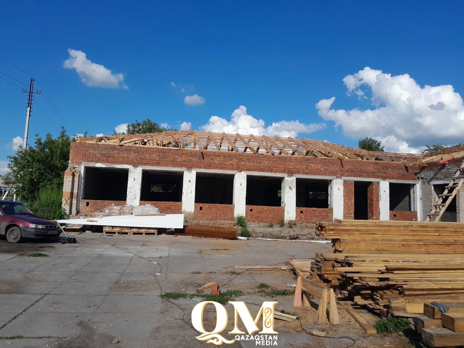 Жамбыл ауданындағы Пресноредуть ауылында мәдени-демалыс орталығы салынып жатыр