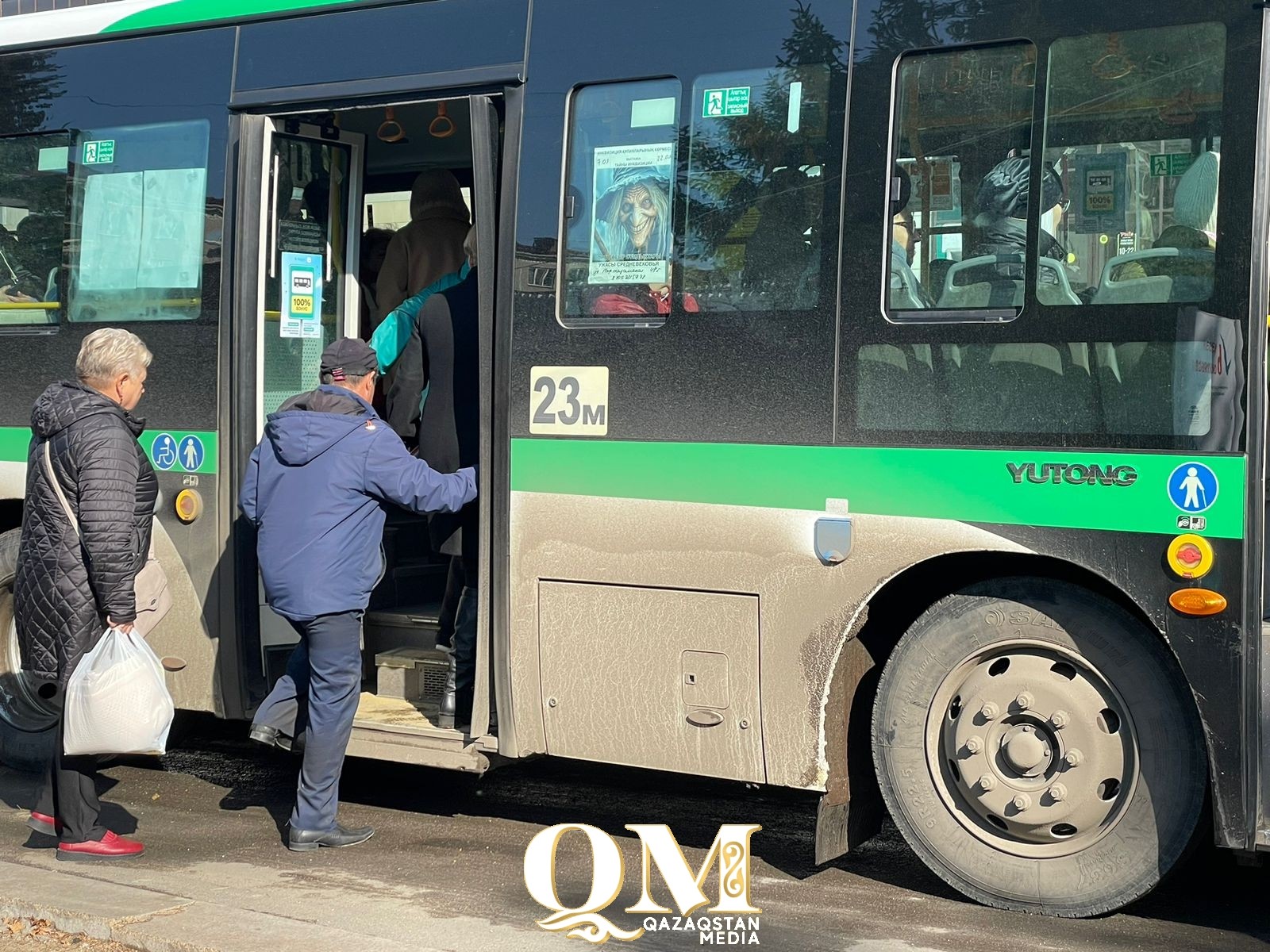 Бесплатно проехать на автобусе смогут пожилые люди в Петропавловске