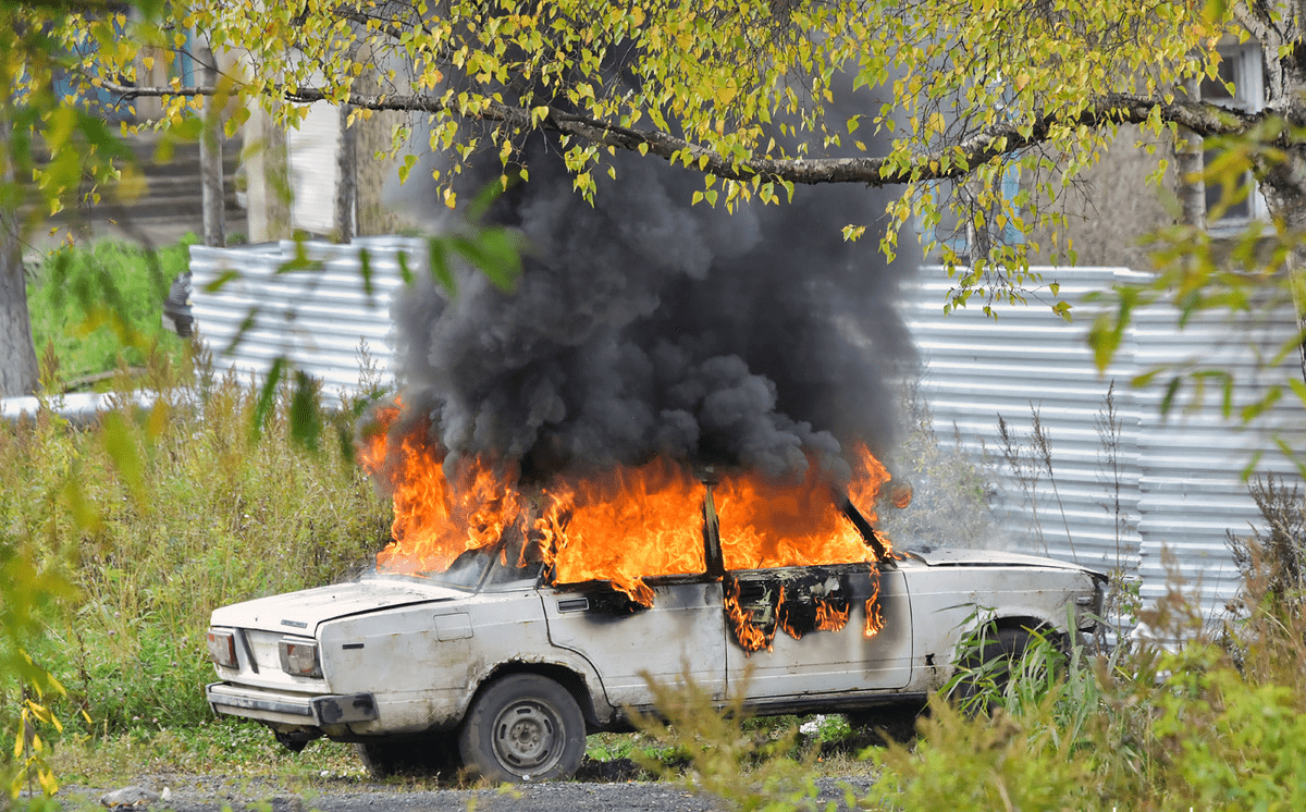 Автотранспорт стал чаще гореть в СКО