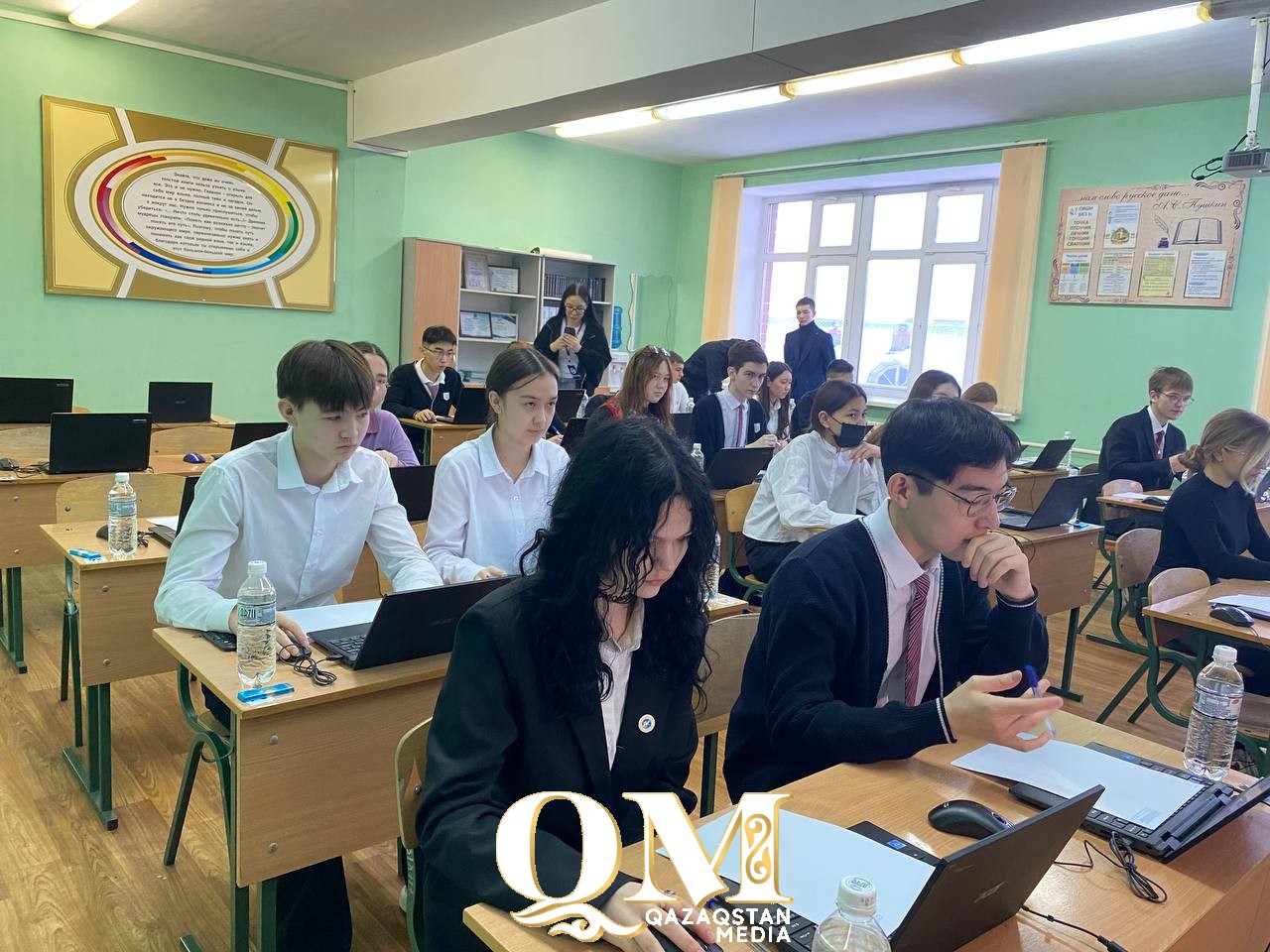 СҚО оқушылары ғылыми жобалар байқауы аясында тест тапсырды