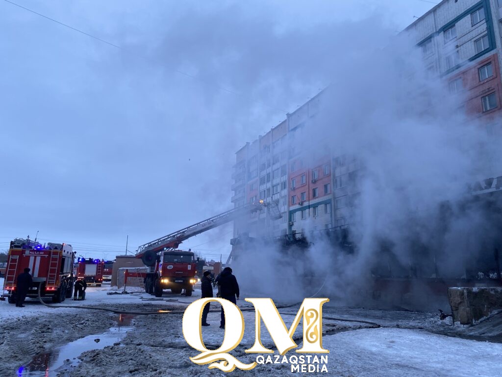 Две квартиры пострадали из-за пожара в торговом доме «Рахат» в Петропавловске