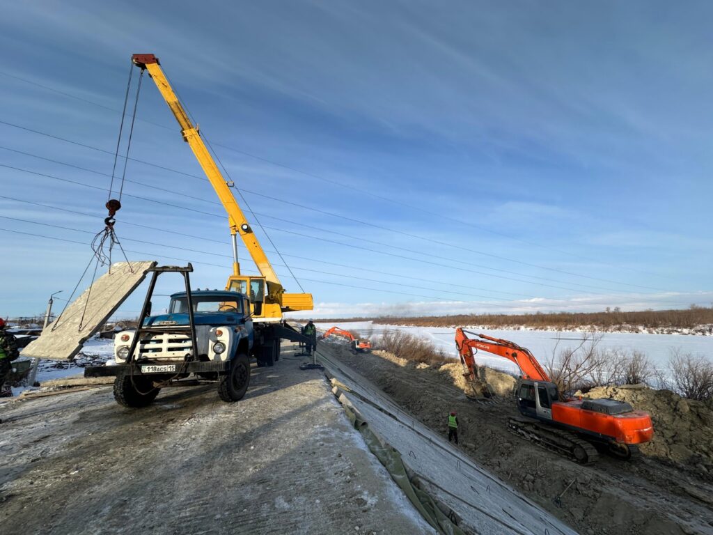 В мкрн Подгора Петропавловска реконструируют дамбу за 851 миллион тенге 