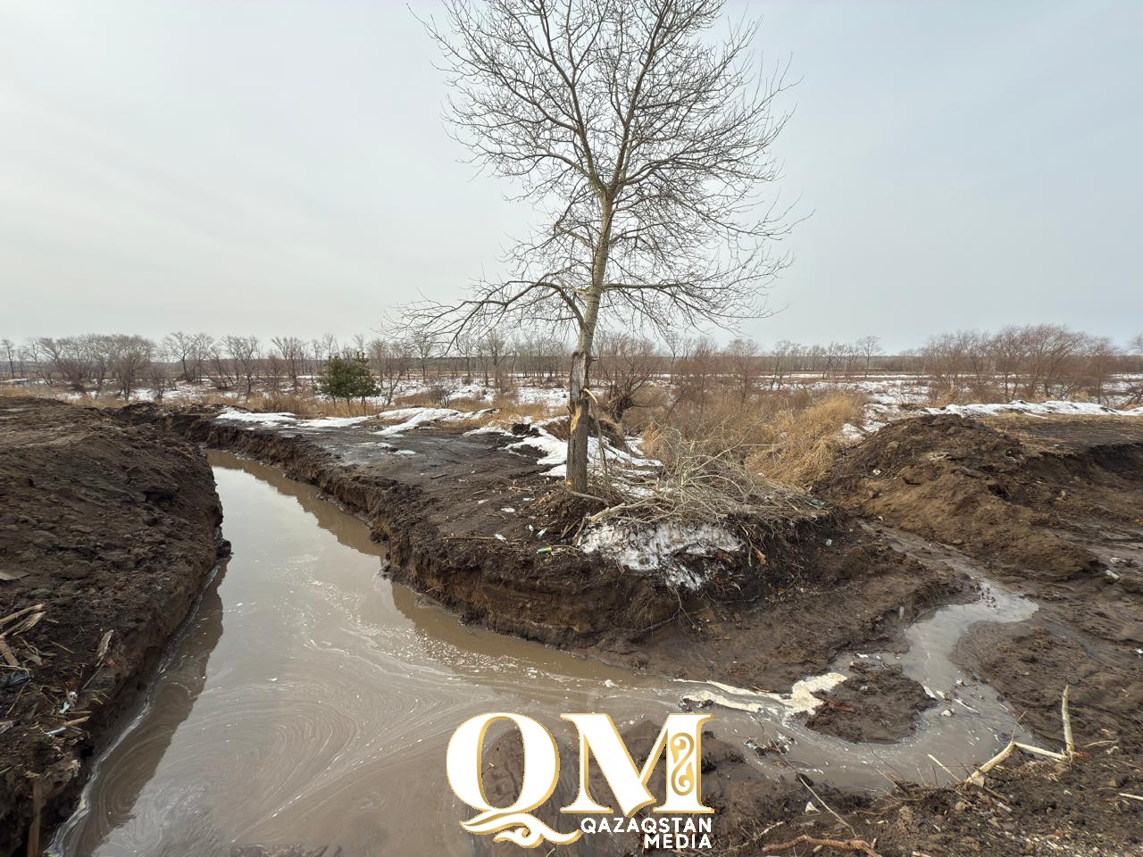 Почти на 1,5 метра поднялась за день вода на одной из рек в СКО