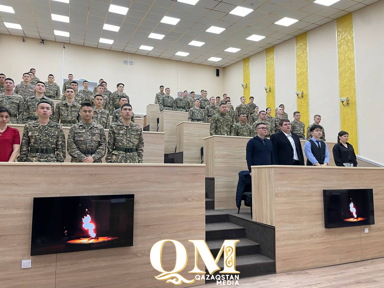 в Kozybayev University вспоминали героев войны