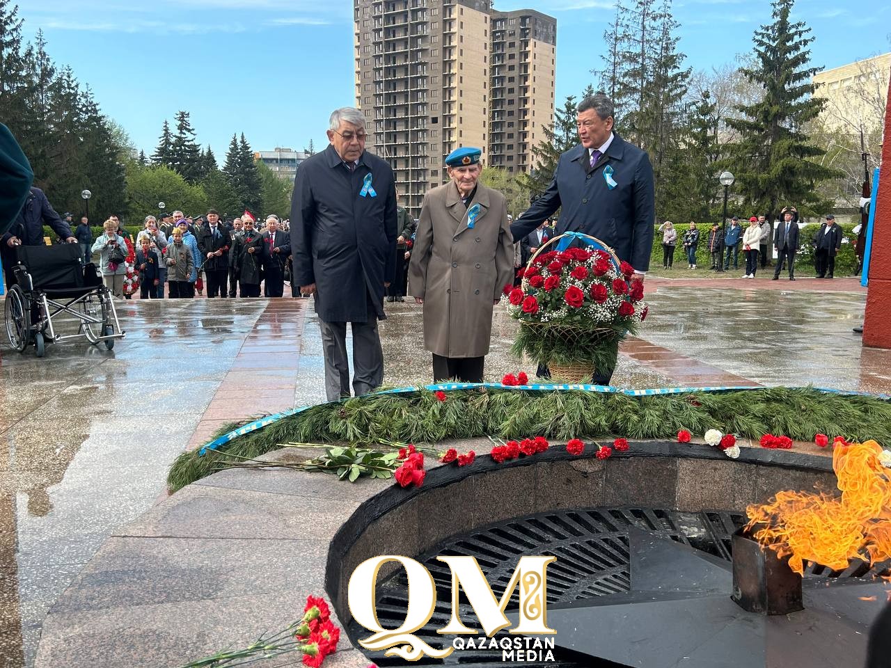 Петропавлда  ҰОС ардагерін далада оқушы құлатып кеткен