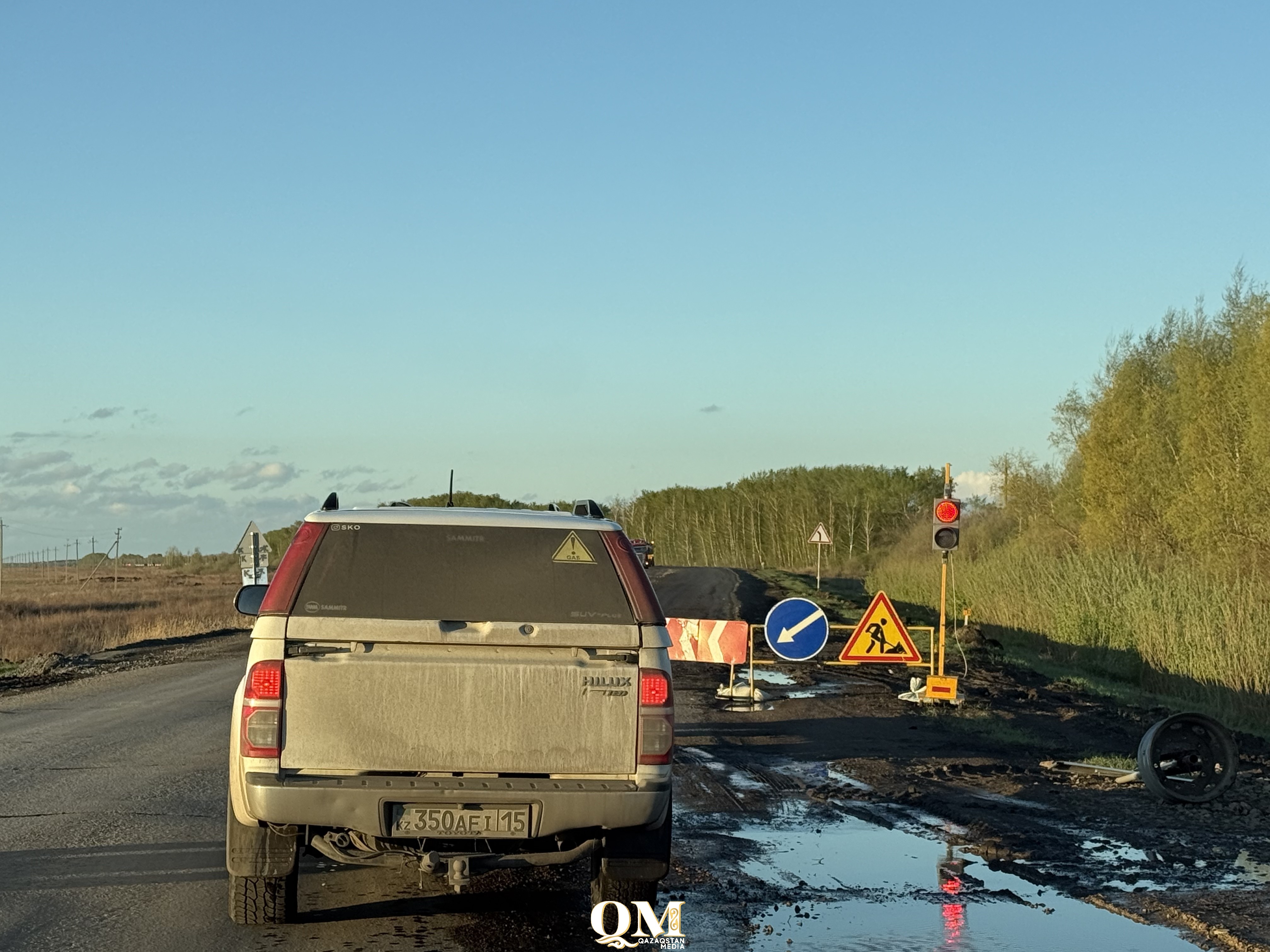 СҚО-да республикалық маңызы бар жол жөнделіп жатыр