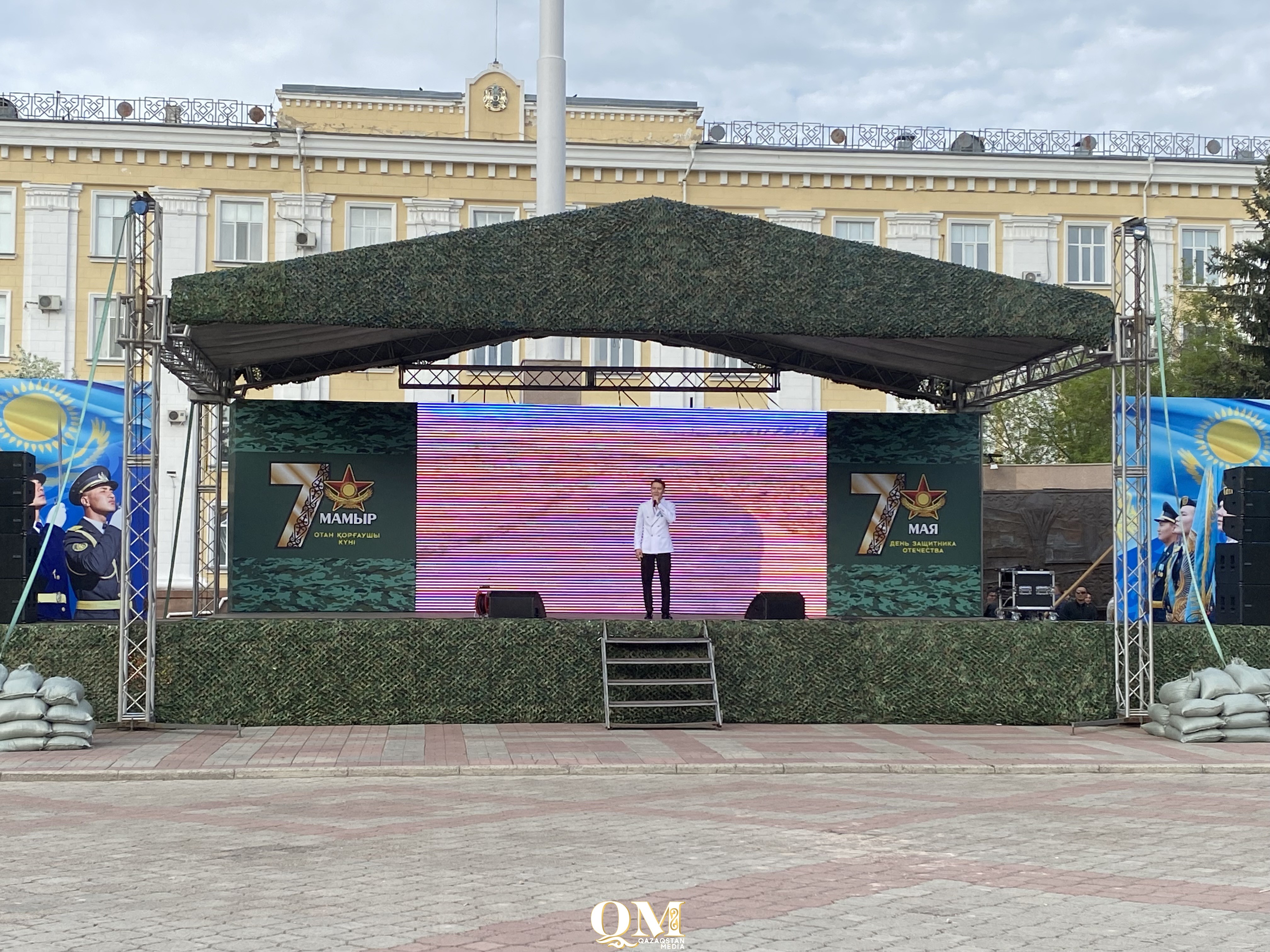 Петропавлда әскери-патриоттық әндер фестивалі өтті