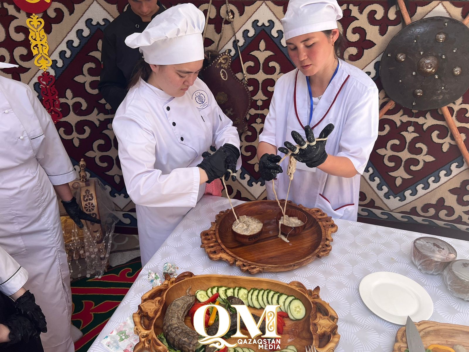 Ұмыт болған ұлттық тағамдар қайта жаңғыртылды: Уәлиханов ауыл шаруашылық колледжінде этностильдегі шеберлік сабағы өтті