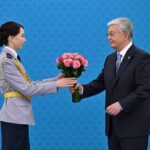 Приняла роды – получила медаль. Майору полиции из СКО вручили высокую награду в Акорде