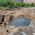 Канализационными водами затопило больницу и санаторий в Петропавловске