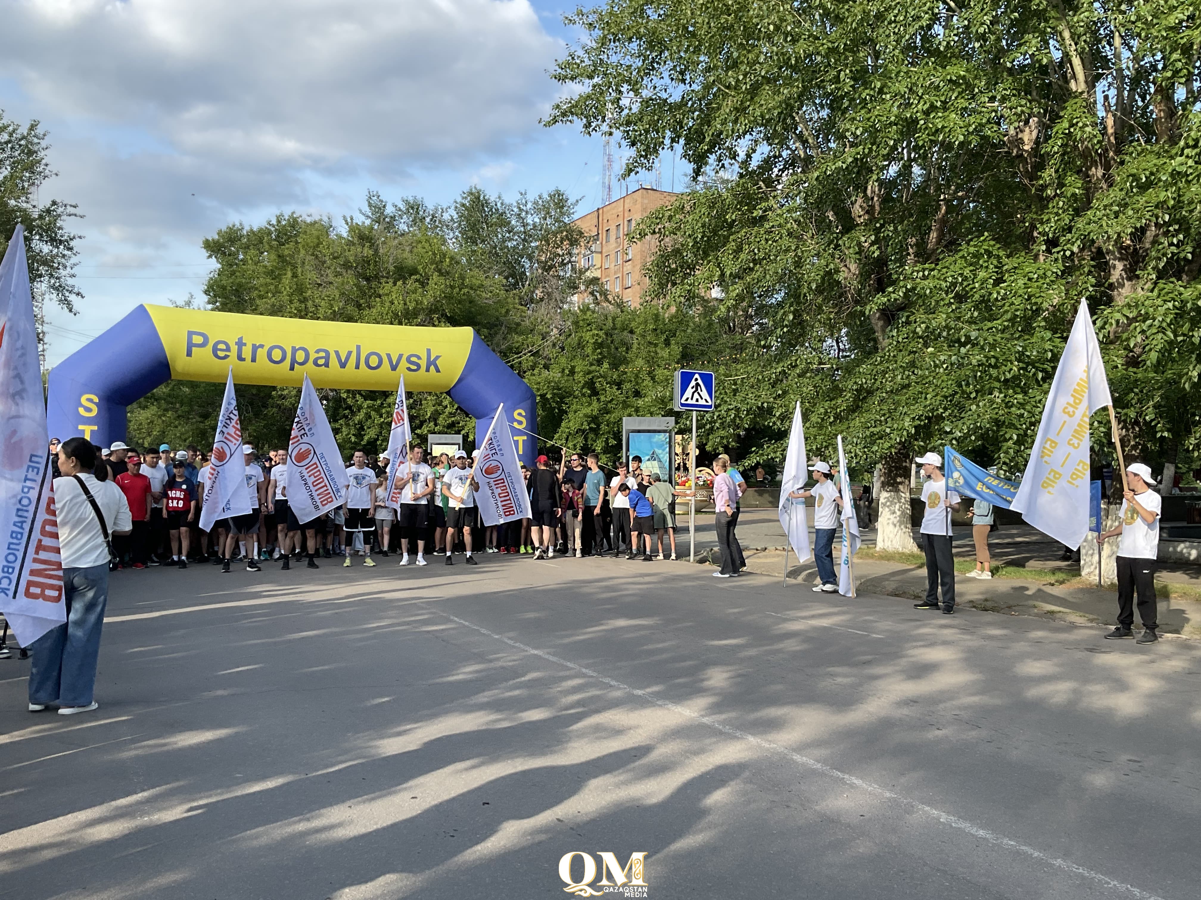 Петропавлда нашақорлыққа қарсы жаппай жүгіру өтті