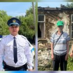 СҚО-да учаскелік инспектор тұрғынды өрттен құтқарды