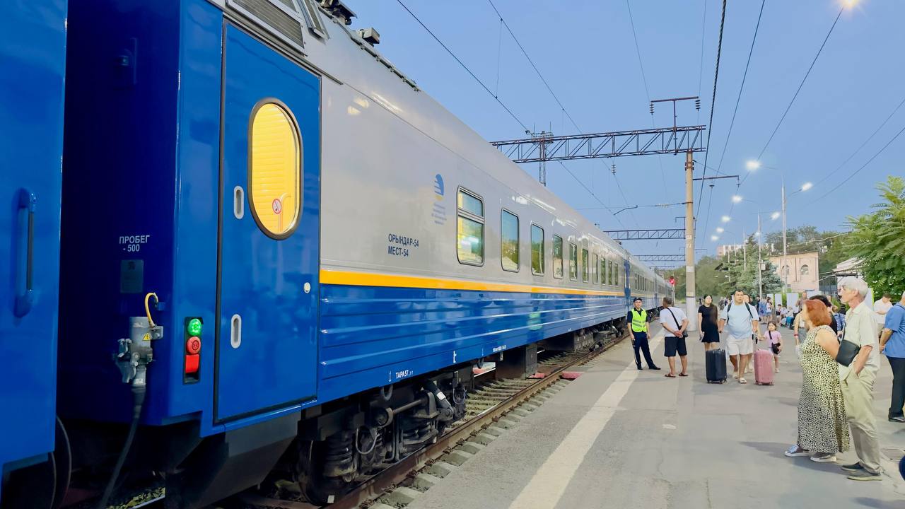 Петропавлда жасалған жолаушы вагондары  Алматы – Саратов бағытында  жолға шықты
