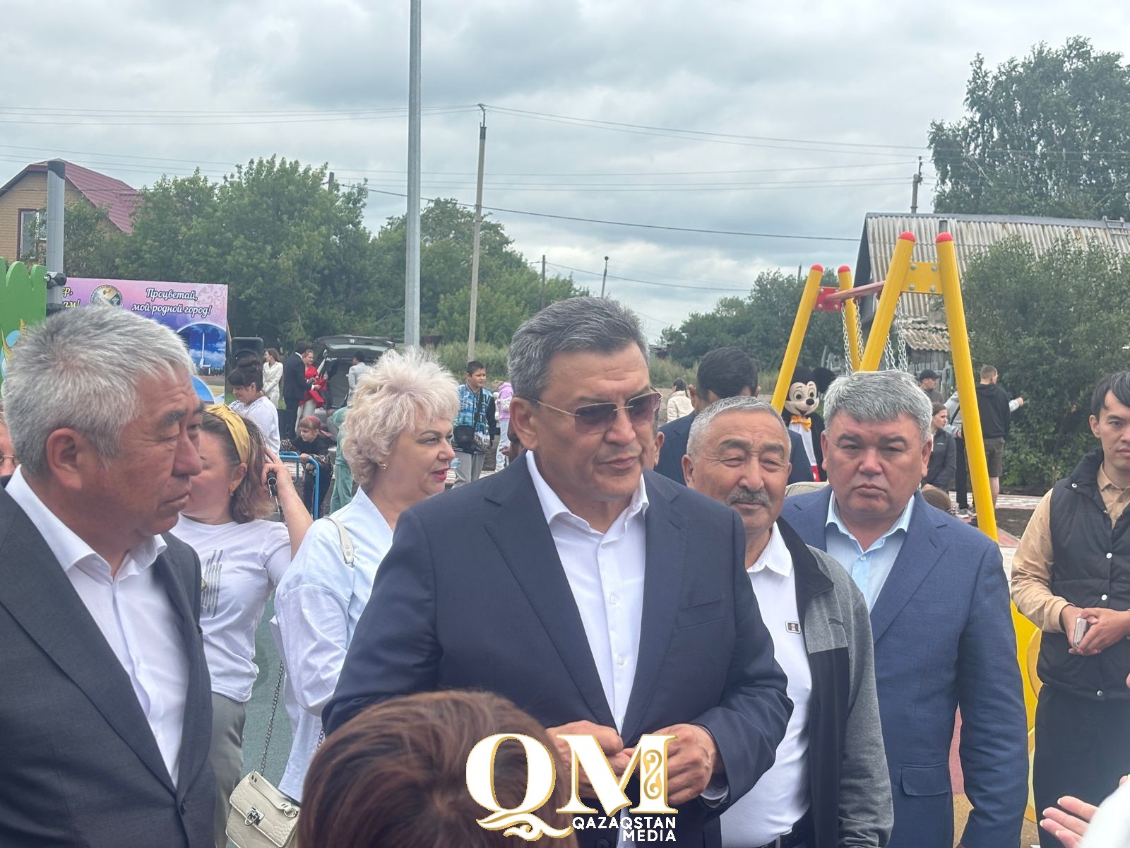 СҚО әкімі Ойқала мен Былғары зауыты кентінде салынған демалыс алаңдарын аралады