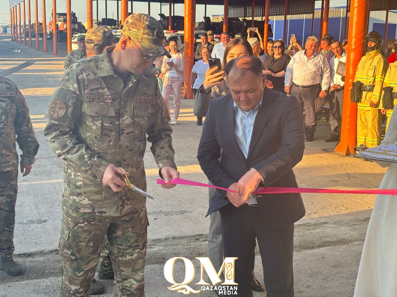 Шал ақын ауданында ерікті өрт сөндіру құрылымының жаңа бекеті ашылды