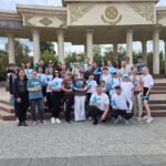 Петропавлда №1 қалалық емхана ұжымы Конституция күніне орай мерекелік жүгіру ұйымдастырды