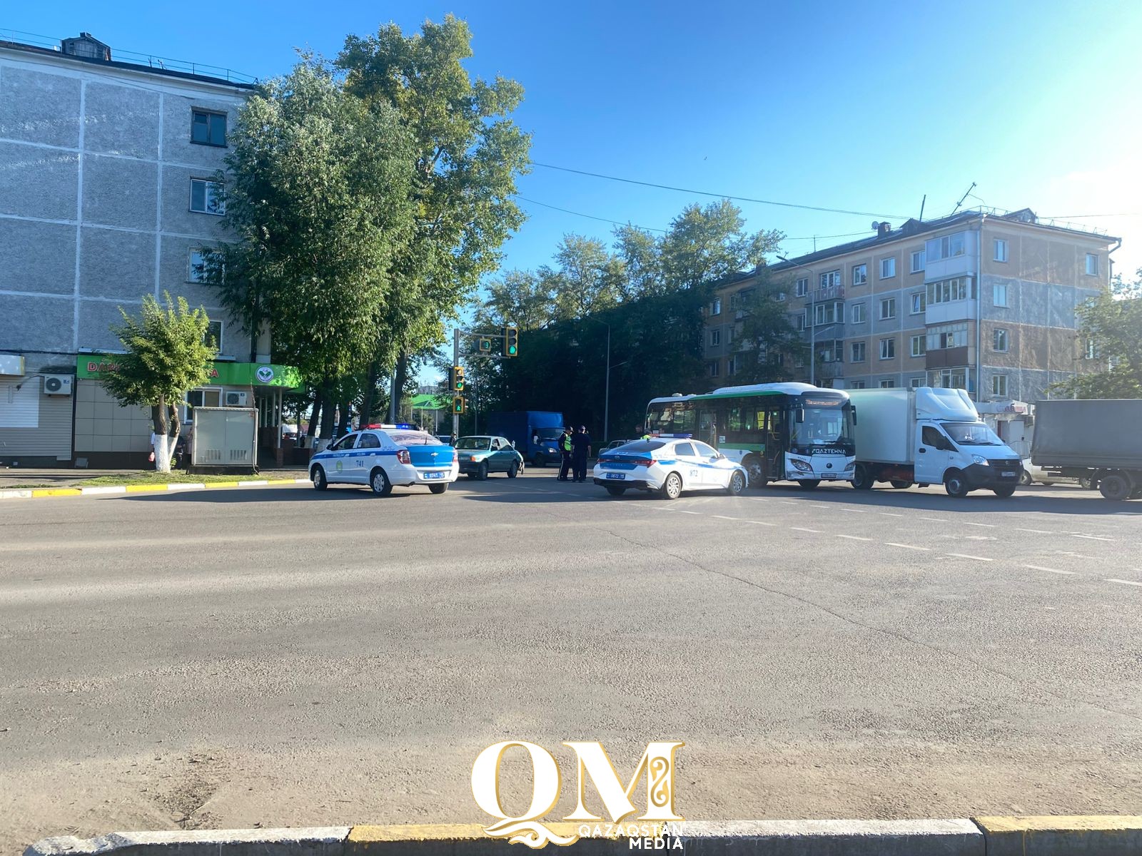 Шла на зеленый и попала в больницу - в ДТП пострадала жительница Петропавловска