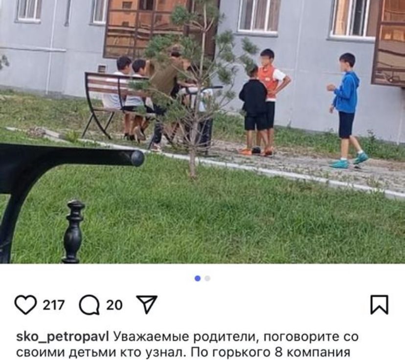 Проказники с улицы Горького попали в поле зрения полиции Петропавловска