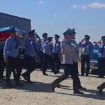 СҚО-да жол апатында қаза болған полицейлерді ақтық сапарға шығарып салды