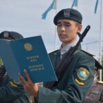 Петропавлдағы ҚР Ұлттық ұлан академиясының 200-ге жуық курсанты ант қабылдады