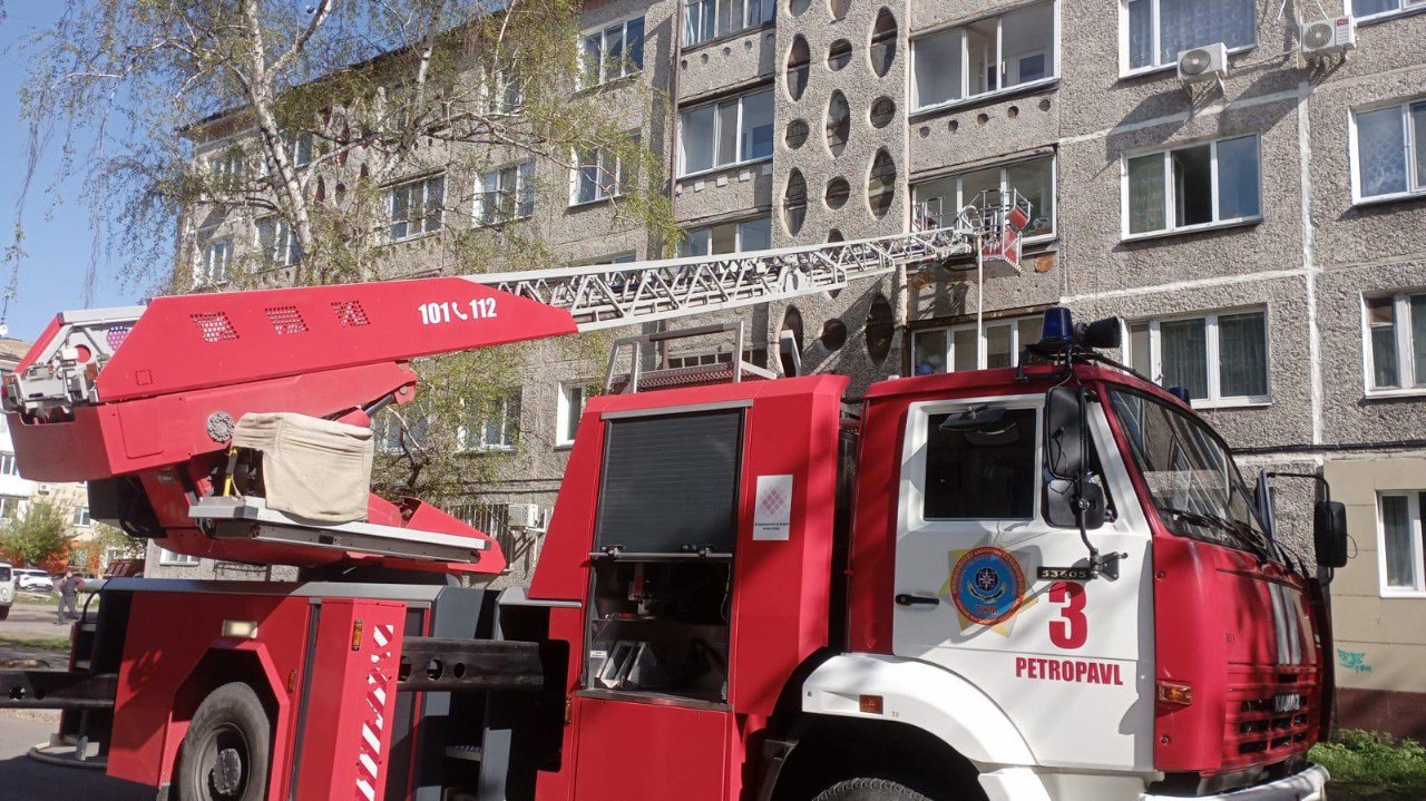 Петропавлда өрттен 43 адамды эвакуацияланды