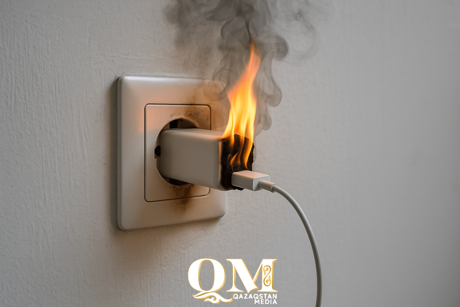 Замкнула зарядка: 42 человека эвакуировали из горящей пятиэтажки в Петропавловске