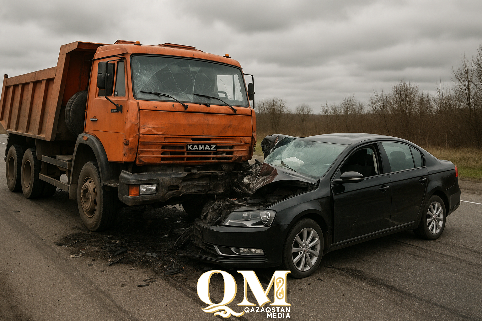Тағы да жол апаты, тағы да адам өлімі. СҚО-да жол апатынан бір отбасы зардап шекті