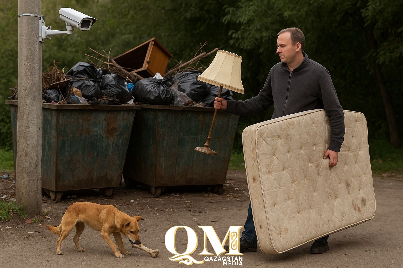 Видеокамеры установят возле всех контейнеров в Петропавловске