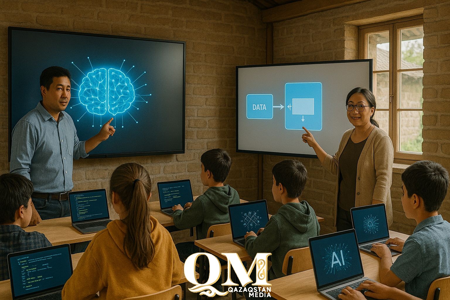 Интернет, STEM и ИИ: как развивается образование в районе имени Габита Мусрепова СКО