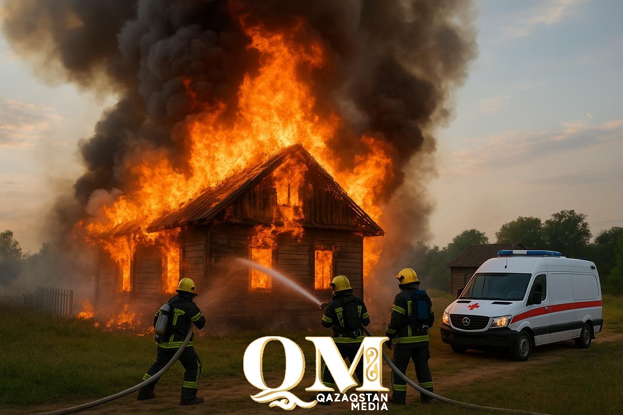 Загадочная смерть троих человек. Спасатели рассказали, как тушили пожар в Полтавке в СКО