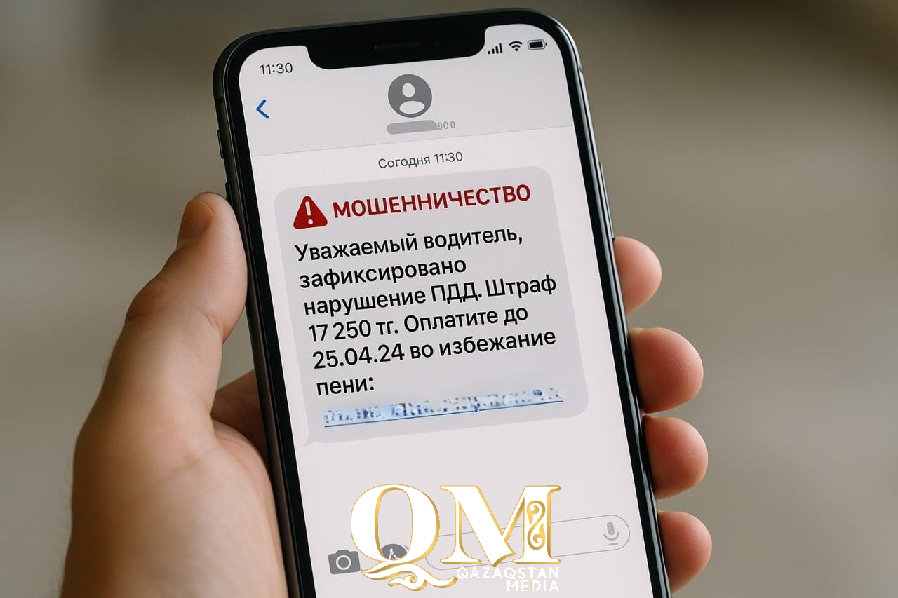 Фейковые сообщения о нарушении ПДД рассылают мошенники в СКО