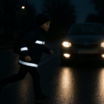 Петропавлда оқушылар сырт киімдеріне жарық шағылыстырғыш элементтерді міндетті түрде тағатын болды