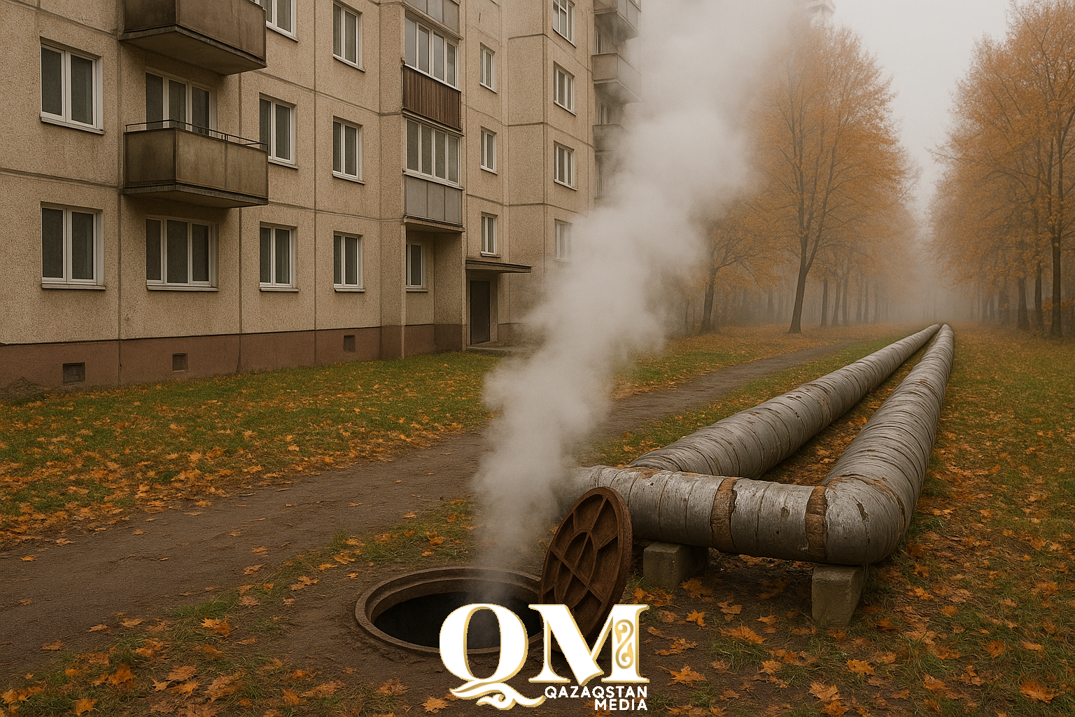 Петропавлда жерасты жылу коллекторында болған өрттен екі әйел күйік алды