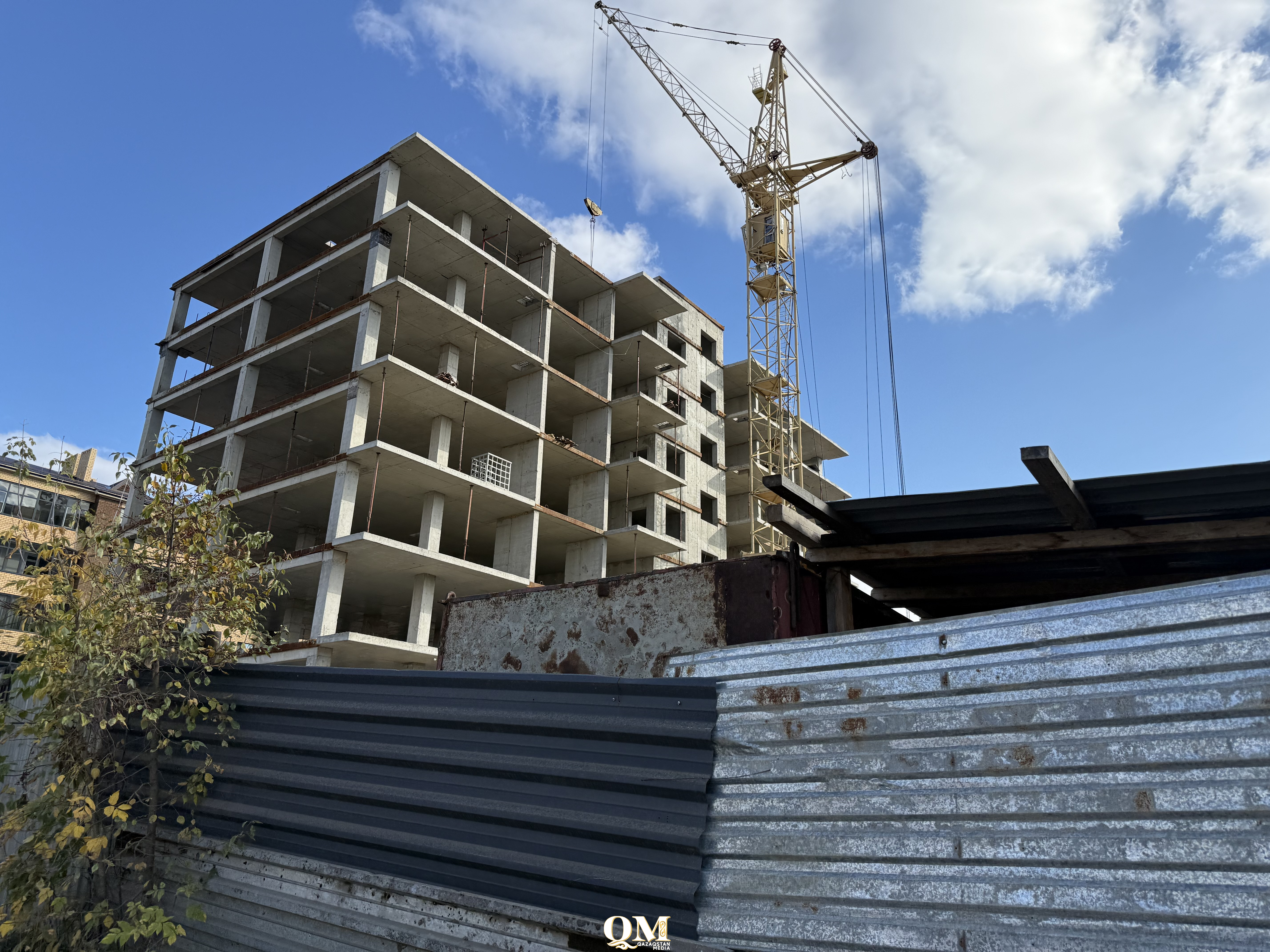 Петропавлда құрылысы жүріп жатқан сегіз қабатты үй сүрілуі мүмкін