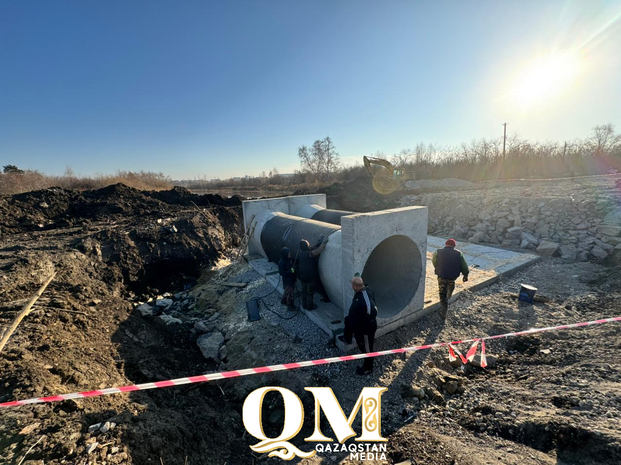 Реконструкцию обводного канала завершают в поселке Заречном