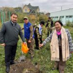 Петропавлдағы №17 ұлттық өркендеу орта мектеп-кешенінде «Қариялар аллеясы» ашылды