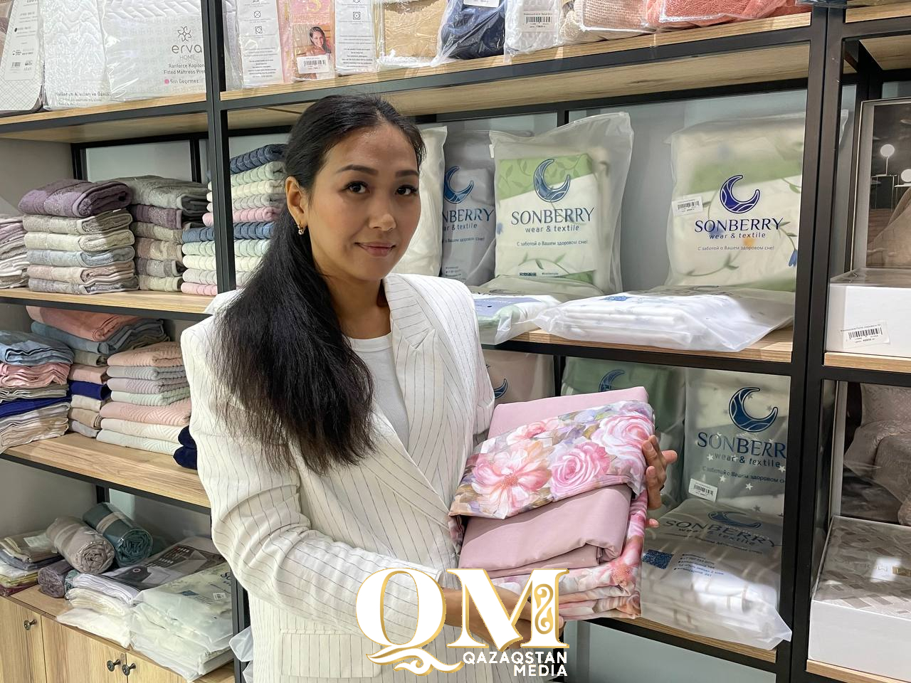 Премиальное постельное белье создает Анара Хамзина из Петропавловска