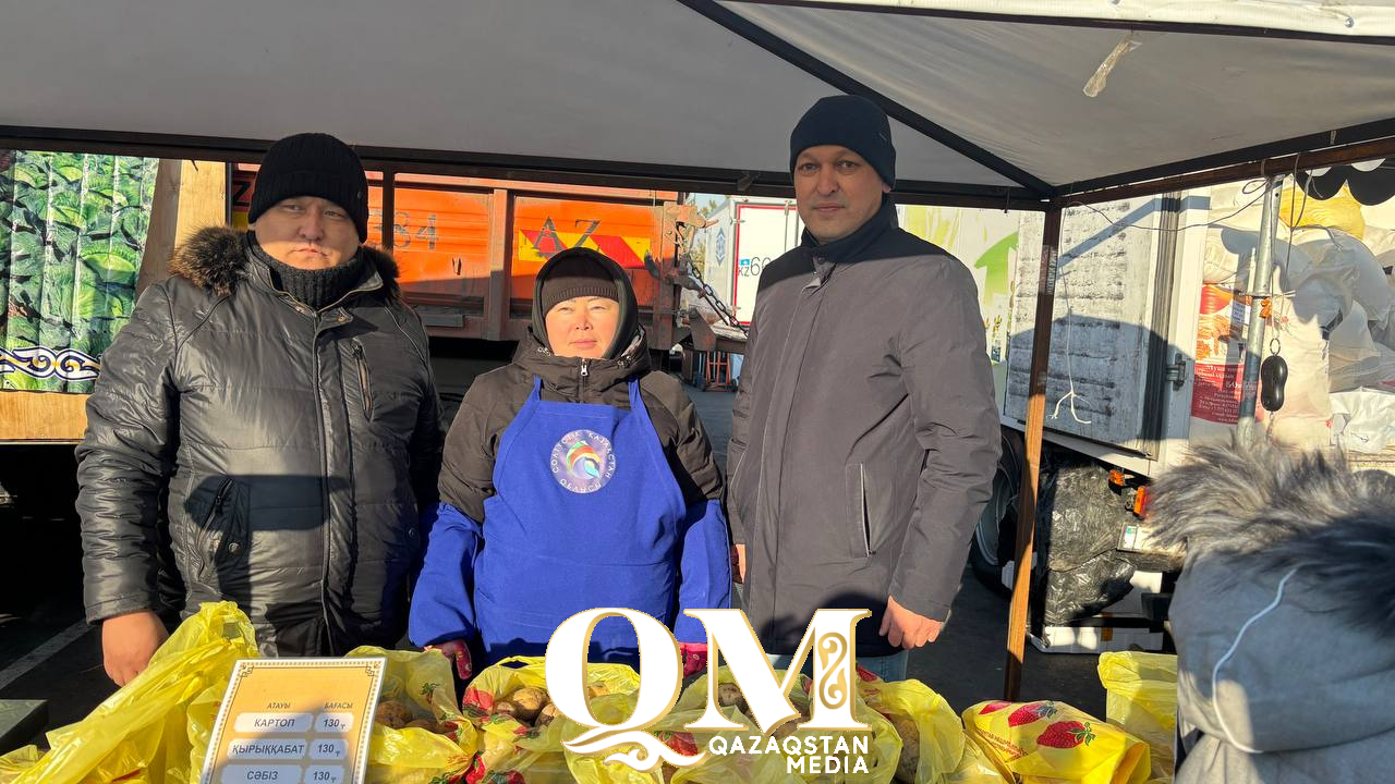 Отборное мясо и овощи привезли на ярмарку в Астану жители Жамбылского района СКО